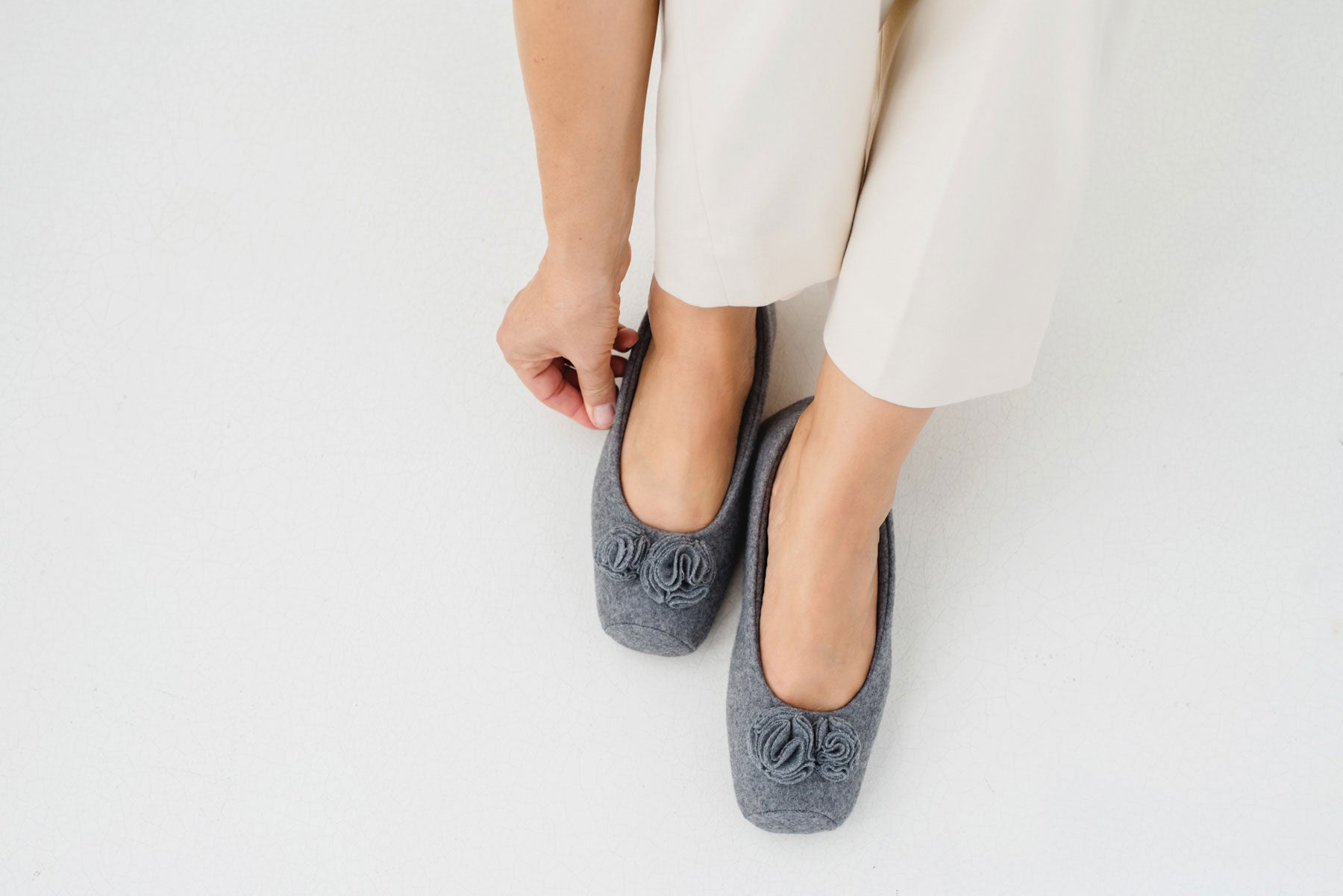 Betty wolle kies Hausschuhe