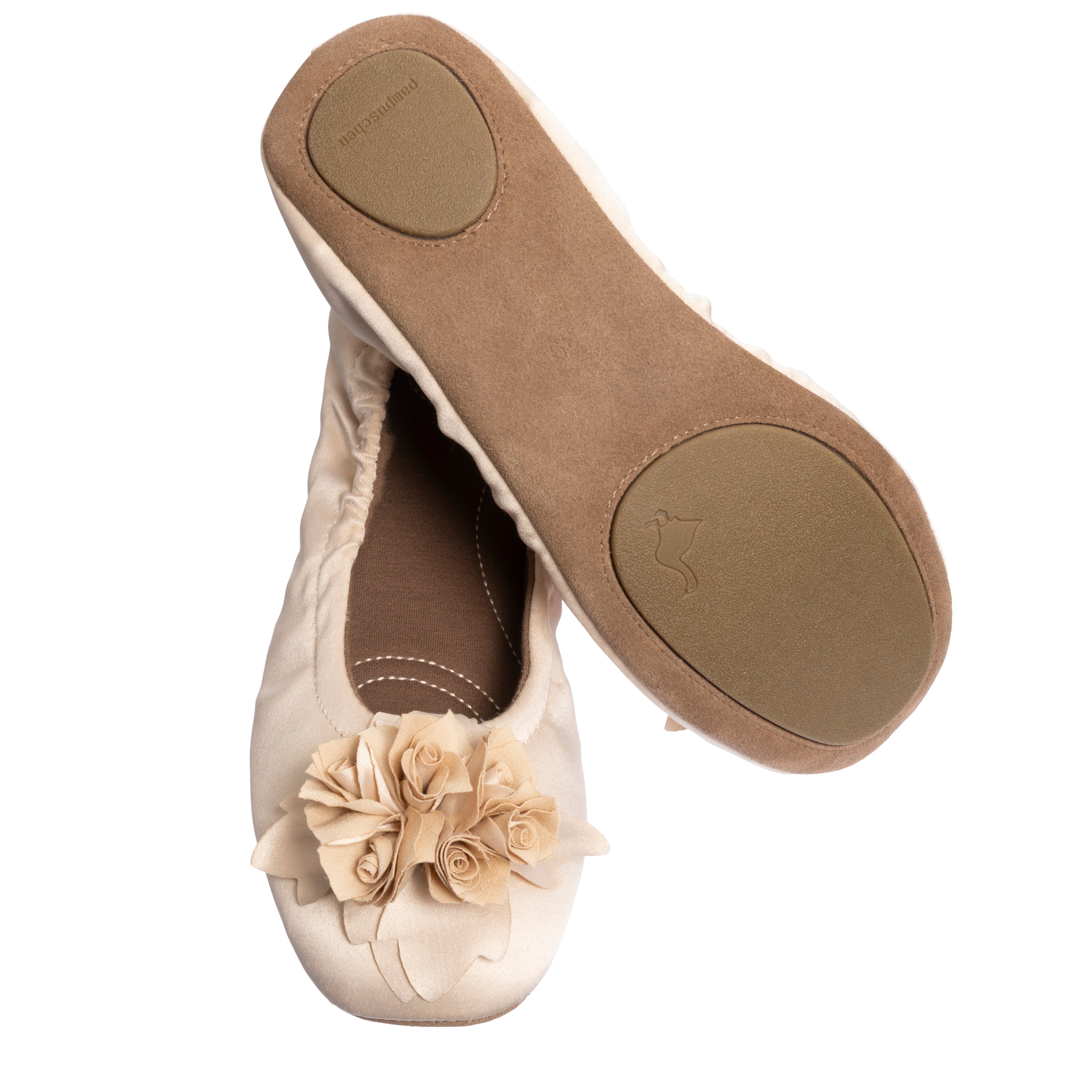 Grace satin creme Freissteller Sohlenansicht