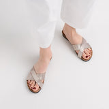 Lyda B metallic platin