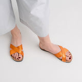 Lyda metallic mandarine-metallic
