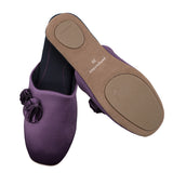 Ginger satin aubergine