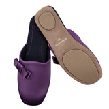 Jane satin aubergine