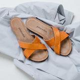 Lyda metallic mandarine-metallic