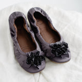 Grace satin taupe