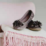 Grace satin taupe
